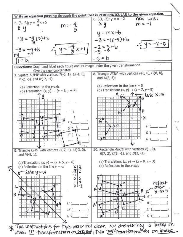 integrated math 1 homework answers